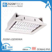 100W LED Recessed Light for Gas Station and Warehouse